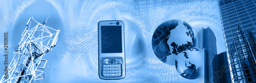Illustration: wireless theme wireless theme