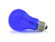 blue lightblub