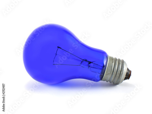 Photo: blue lightblub blue lightblub