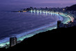 copacabana beach by night
