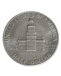 back of half dollar, clippathed