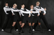 dancing business group