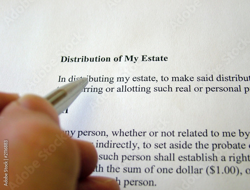 distribution of my estate distribution of my estate