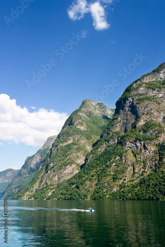 Leinwandbild Motiv sognefjord norway