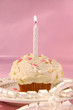 little cupcake with candle little cupcake with candle