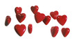 floating hearts