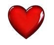 Photographie : red heart 3d