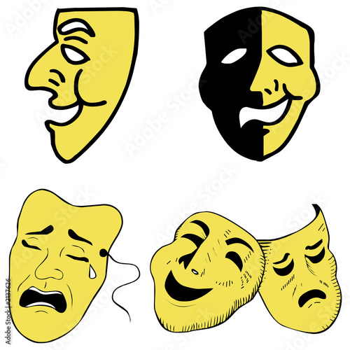 Illustration: masques du carnaval masques du carnaval