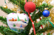 balls on the new year's tree