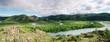 Leinwandbild Motiv mountain altai, shuya river.