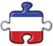 bottone puzzle olandese - holland star flag button