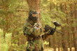 paintball player