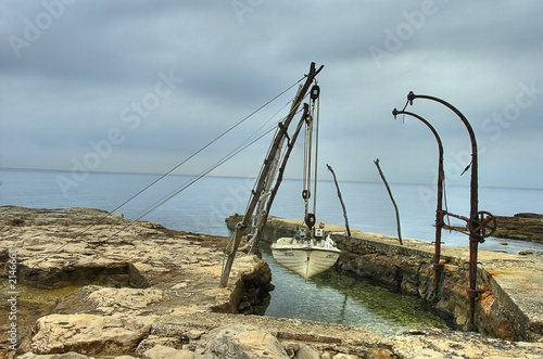 Photo: fisherman boat hanging fisherman boat hanging