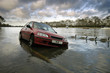 car stranded in flood car stranded in flood