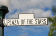 plaza of the stars street sign