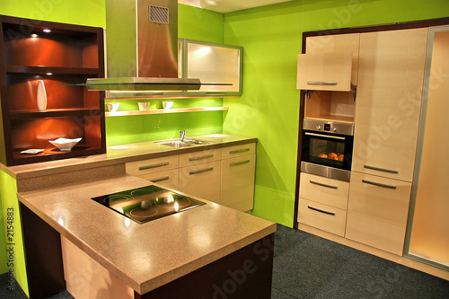 Foto: attractive green kitchen attractive green kitchen