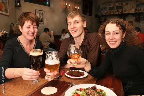 friends in bar