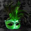 green jealous mask (venice)