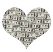 Photographie : dollar heart