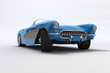 un 3d rend d'un chevrolet corvette 1957
