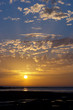 atardecer sobre la bahía de cádiz