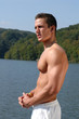 muscular male model
