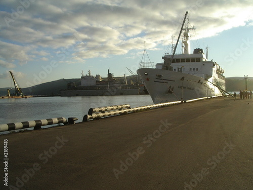 ship in murmansk port