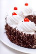 Photo: delicious cake with whipped cream delicious cake with whipped cream