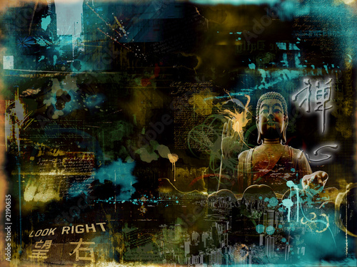 Illustration: abstract photomontage background abstract photomontage background