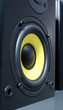 audio system equipment - speaker close up view audio system equipment - speaker close up view