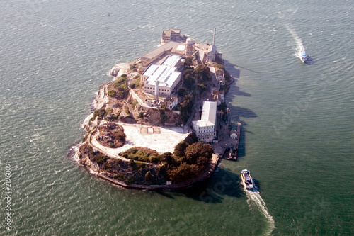 Photo: aerial view of alcatraz aerial view of alcatraz