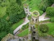 blarney castle towers from above in ireland blarney castle towers from above in ireland