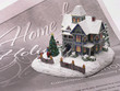 snowy winter house