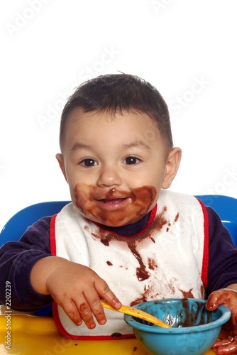 chocolate pudding face