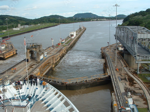 entering the panama canal