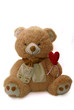 toy bear with red heart toy bear with red heart