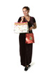 lady with shopping bags