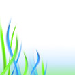 fresh leafs - waves background fresh leafs - waves background