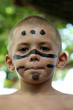 kid with tribal markings kid with tribal markings