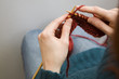 woman knitting horizontal 2