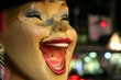 laughing broken mannequin face laughing broken mannequin face