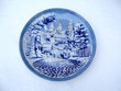 blue decorative plate