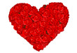 herz aus rosen