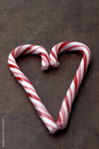 valentines - candy cane heart valentines - candy cane heart