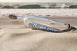 help message in a bottle
