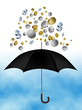 raining money