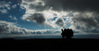 hikers' silhouettes