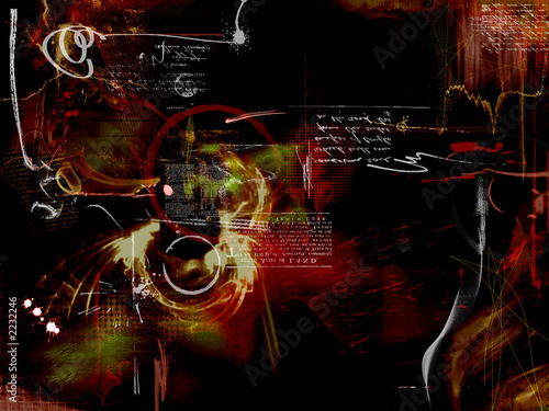 Illustration: abstract photomontage background abstract photomontage background
