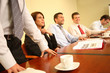group of people having fun during informal busines