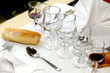 table dressée